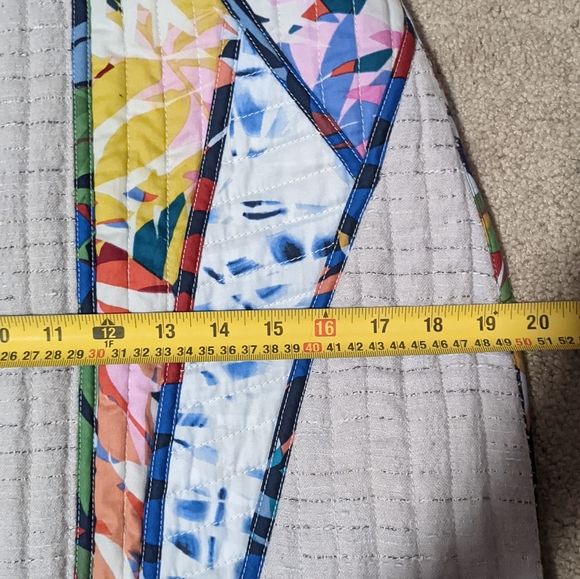 BCBG Andrick Palms Print-Blocked Miniskirt, Size 0, Stone Combo, Jacquard/Cotton - Picture 10 of 12